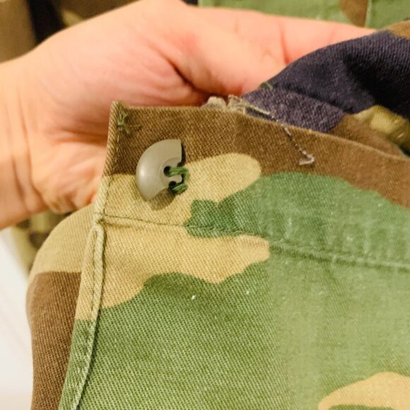 Vintage USMC Jacket Coat Woodland Camo Combat Pattern Size Small - Picture 5 of 15